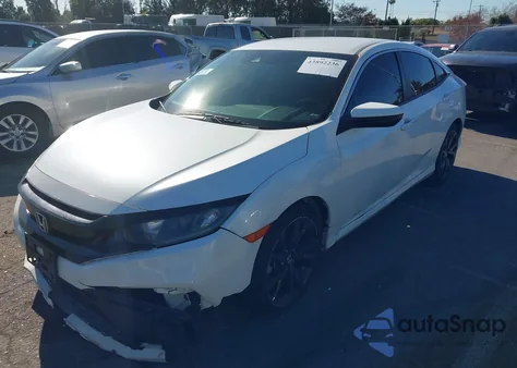 2020 Honda Civic Sport из США, поврежденный, VIN 19XFC2F81LE202285